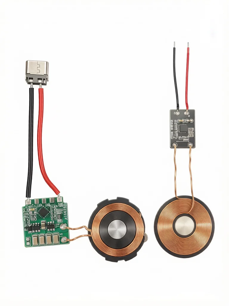 Moduł bezprzewodowego ładowania 3W 5V, układ nadawczo-odbiorczy TX RX, płytka obwodu, cewka, miniaturowy zestaw do bezprzewodowego przesyłania energii, idealny do projektów DIY. — zdjęcie produktu 7