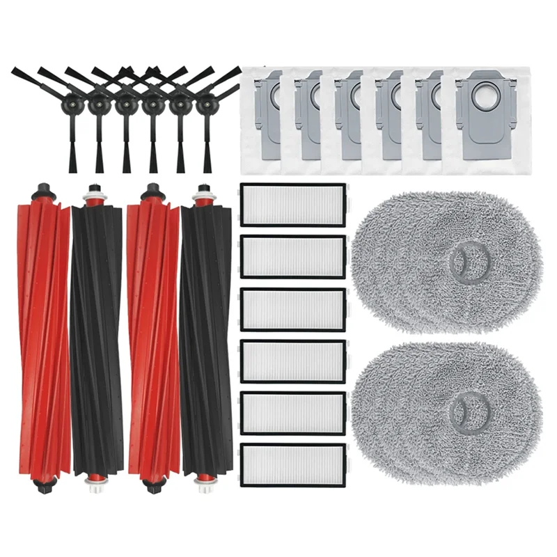 ckfam-for-roborock-v20-p10s-pro-replacement-main-side-brush-hepa-filter-mop-cloth-pads-dust-bags-spare-parts-accessories