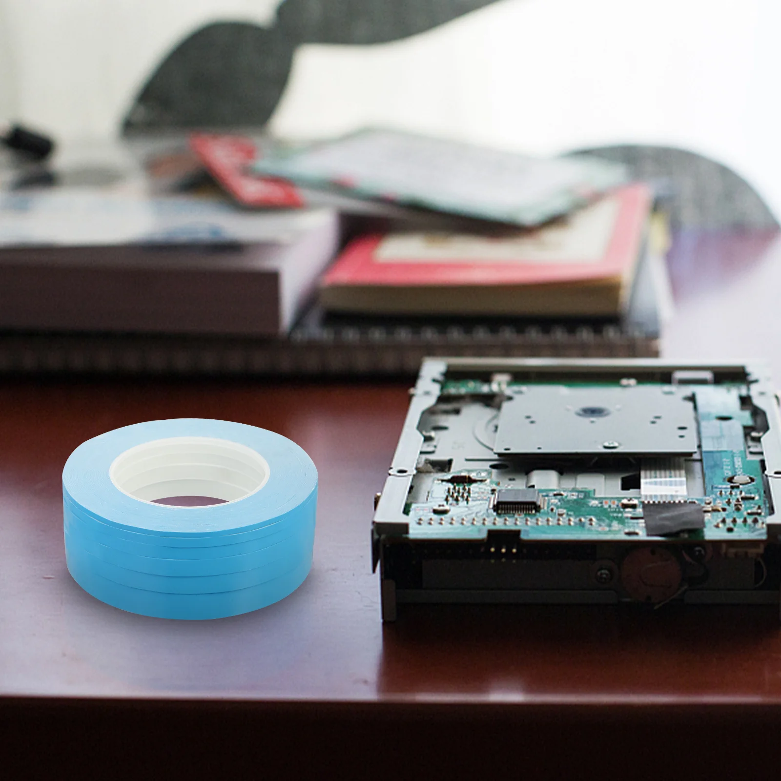 6 لفات شريط لاصق موصل حراري على الوجهين عالي القوة لشريط لاصق حراري LED بالوعة الحرارة