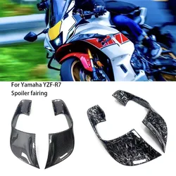 Motorcycle fixed wing cover, For Yamaha YZF-R7 YZFR7 2021 2022 2023 aerodynamic frame, YZF R7 new wing air guide spoiler aileron