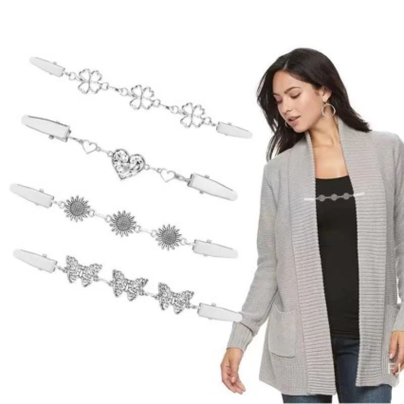

Chic Butterfly Cardigan Clip, Ladies Duck Clasp Shawl Sweater, Blouse Buckle Fashion Brooch Pin Clothing Decoration