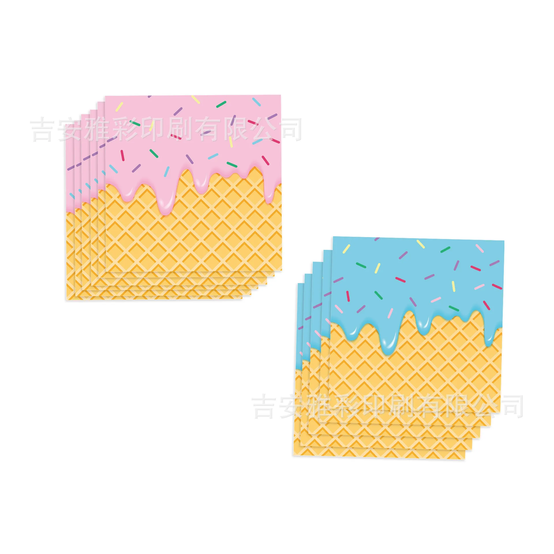 Ice Cream Party Decorations Ice Cream Theme Plates Birthday Party Sweet Summer Party Disposable Dessert Plates Napkins Sweet One