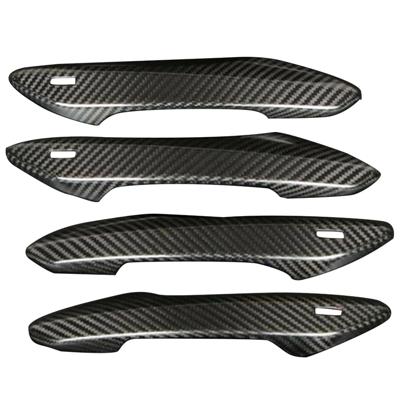 Car Exterior Door Handle Cover Trim Kit Fit for Lexus RX350 RX450h RX200t RX350hL RX450hL NX200t NX300 NX300h Carbon Fiber Style