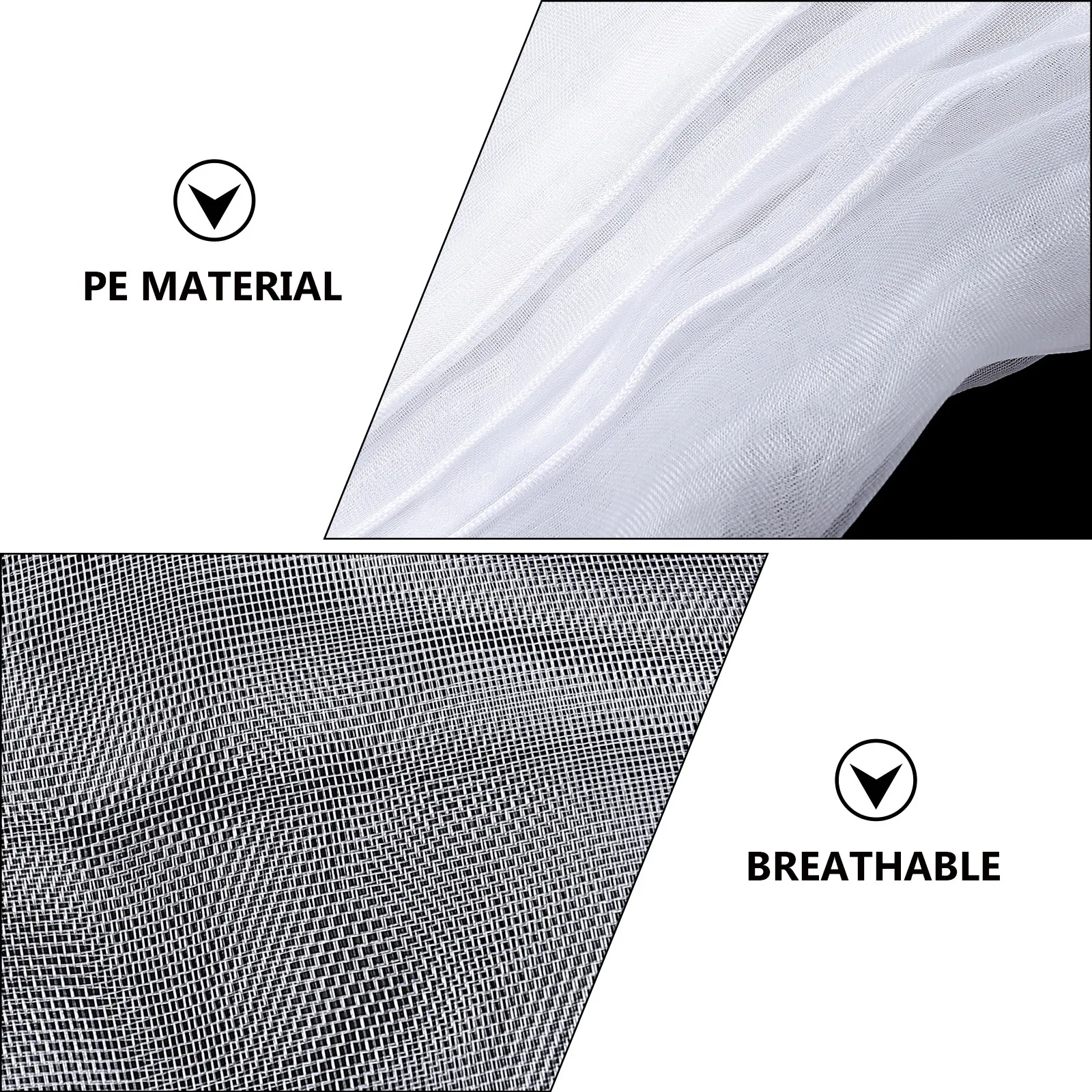Drawstring Fruit Net Bag Plant Barrier Garden Plant Cover Insect Bird Protection Durable Pe Material Fruit Netting