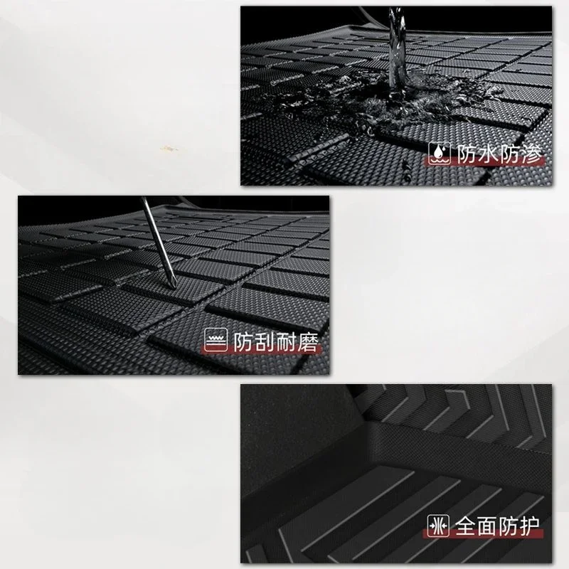 Tailored Boot Liner Tray for BYD Seal Atto 4 EV 2023-2024 Car Rear Trunk Cargo Mat Sheet Carpet Mud Protector Waterproof