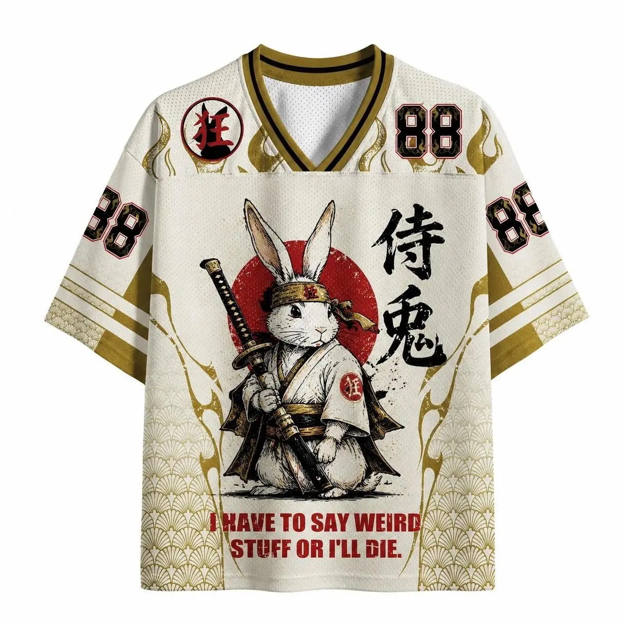 2026 Fashion Trendy Fun Rebel Warrior Rabbit 3D Printable Quick-Dry Breathable T-Shirt Casual Fashionable Style