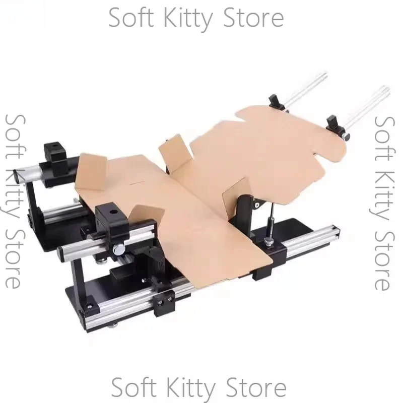 Airplane box folding fixture box folding auxiliary tool manual tool packaging machine adjustable size folding fixture