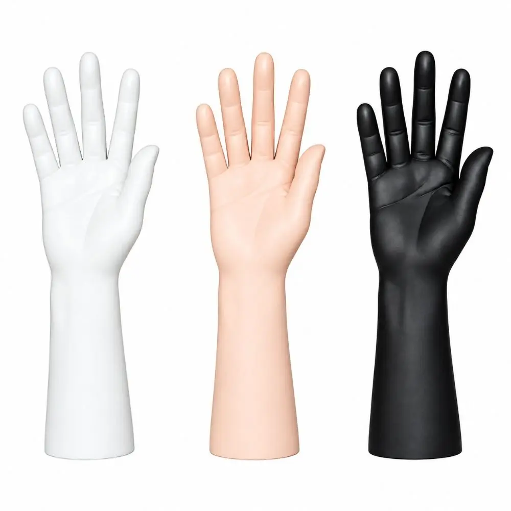 Gifts Hand Model Mannequin Hand Plastic Long Arm Display Stand Realistic Tabletop Jewelry Organizer Home Organization