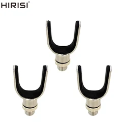 Hirisi Carp fishing rod pod rest head stainless steel  fishing rod holders for fishing bank sticks buzz bar fishing tackle tools