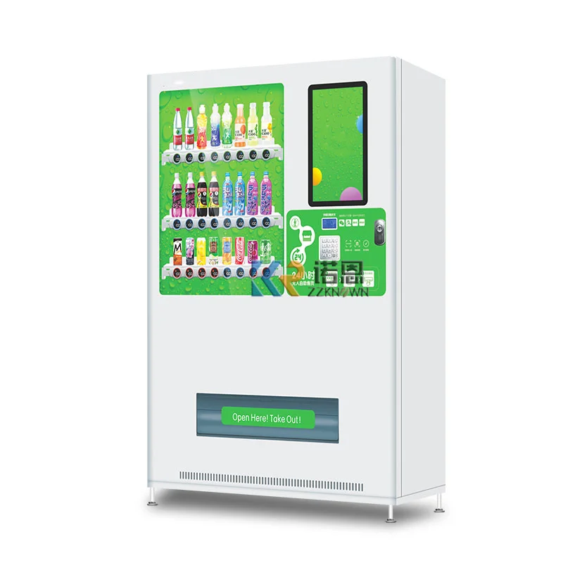 2025 Touch Screen Drink Vending Machine Automatic Digital Credit Card Snack Vending Machines for Sale