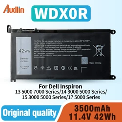 WDX0R WDXOR Battery for Dell Inspiron 13 15 5000 7000 14 3000 17 5000 Series 5570 7579 7378 5567 7573 5565 5379 Latitude 3490