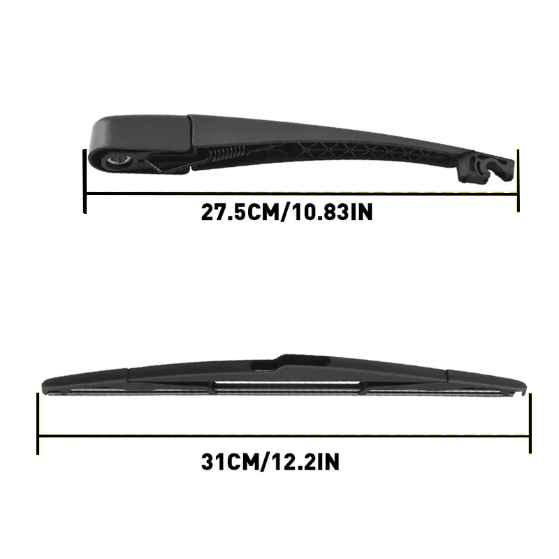 Back Window Car Wiper Fits Hyundai Santa Fe 988112B000 Rear Windshield 2013-2019  Wiper Arm with Blade Car Accessories