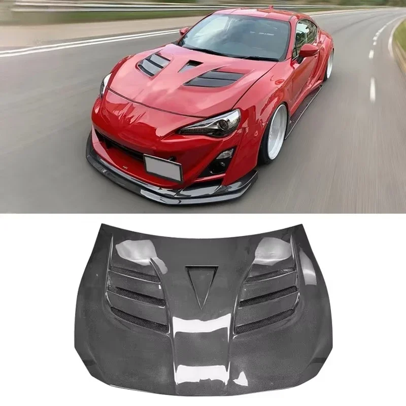 

Carbon Fiber VRS Style Hood For Toyota GT86 BRZ FR-S ZN6 ZD6 Engine Hood Front Valve Cover