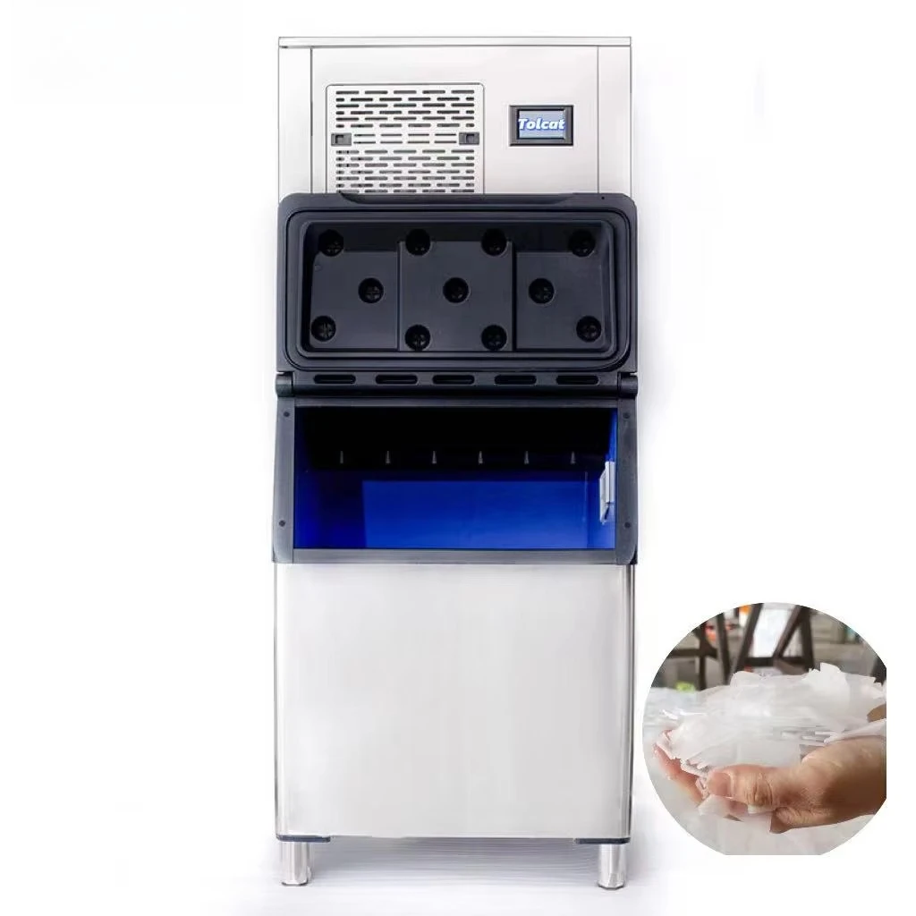 Small Flake Ice Machine 2 Ton  Maker Commercial Flake  Maker Kitchen  Machine Fish Display  Maker