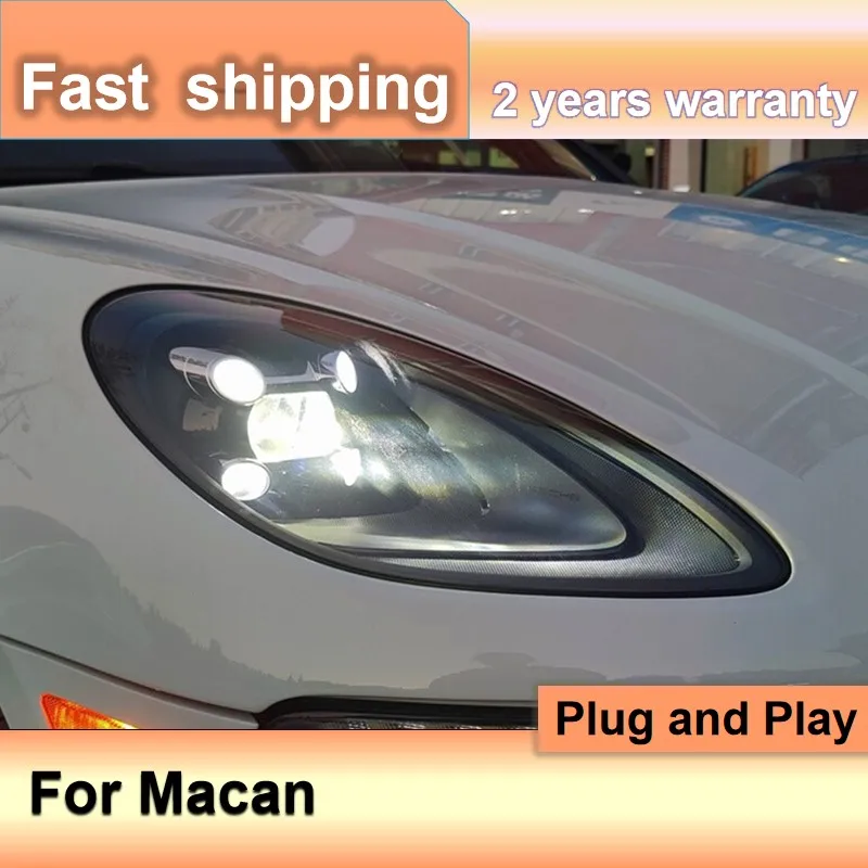 

Car Accessories for Porsche Macan Headlight 2014-2017 Macan Head Light DRL Turn Signal High Beam Projector Lens