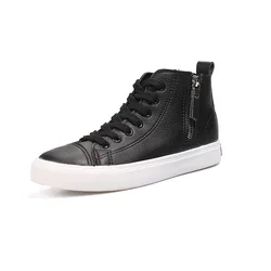 Sneakers da donna 2020 nuova primavera autunno pelle uomo scarpe Casual cerniere bianche scarpe moda appartamenti alti Zapatos de mujer