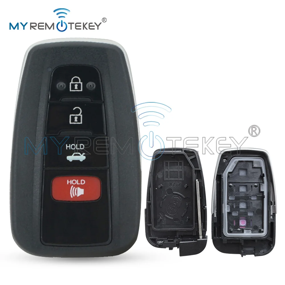 REMTEKEY Smart key shell 4 button for Toyota Camry 2018 2019 2020 FCC HYQ14FBC