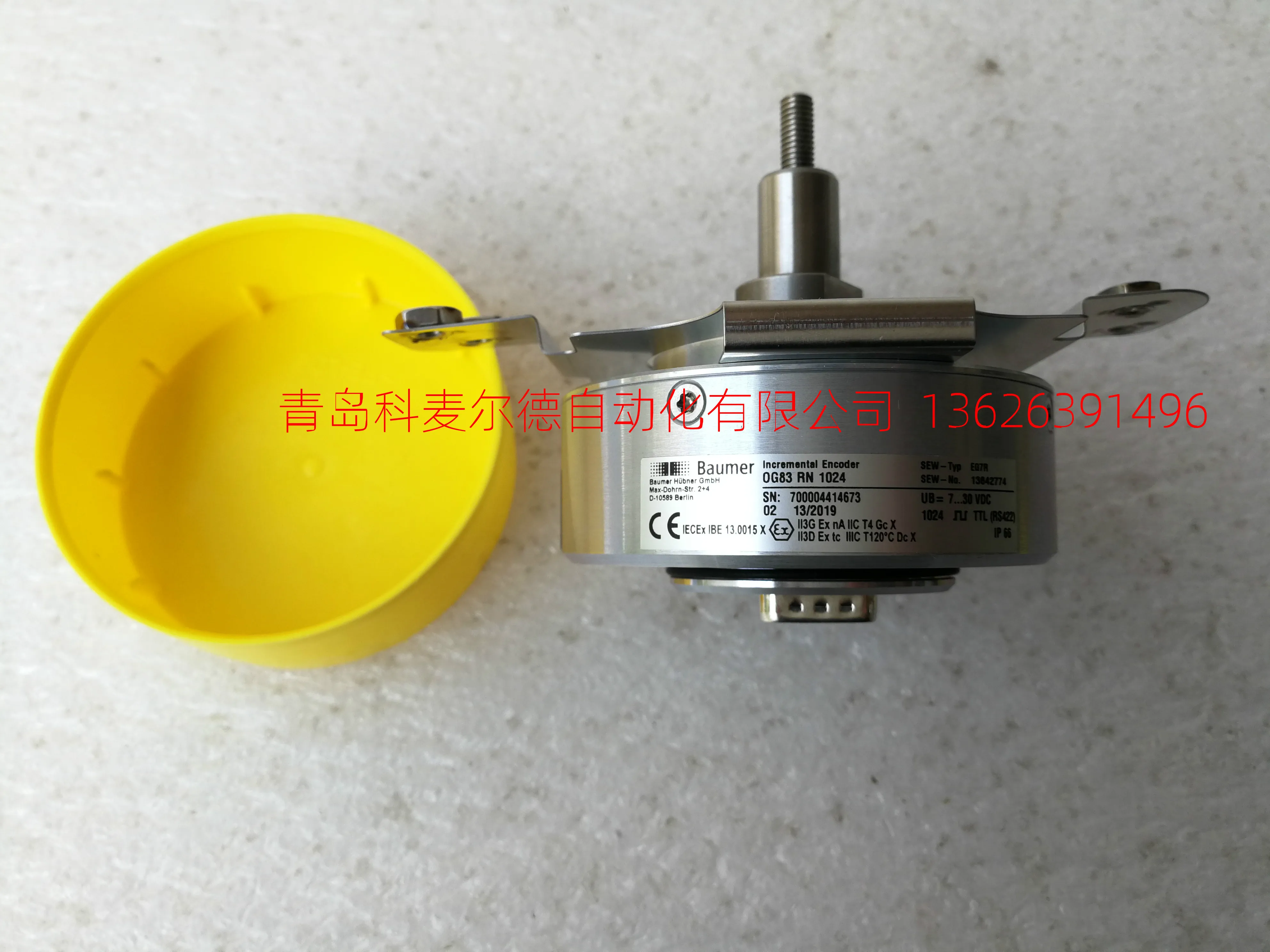 

OG83RN1024 Энкодер Baumer SEW EG7R 0G83RN1024 13642774 Количество будет преобладать.