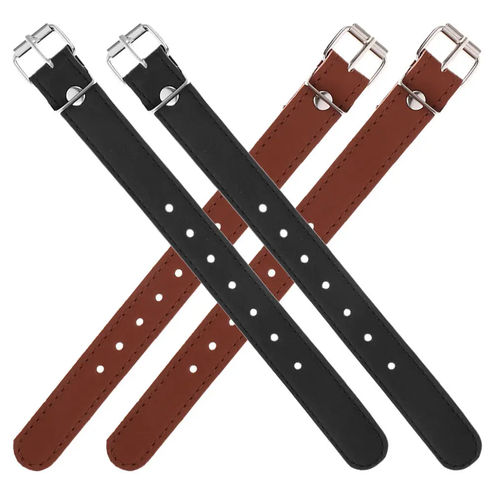 

4Pcs Kids Bike Basket Straps with PU Buckle Secure Adjustable Mounting for Children's Bicycles Cycling Accessories