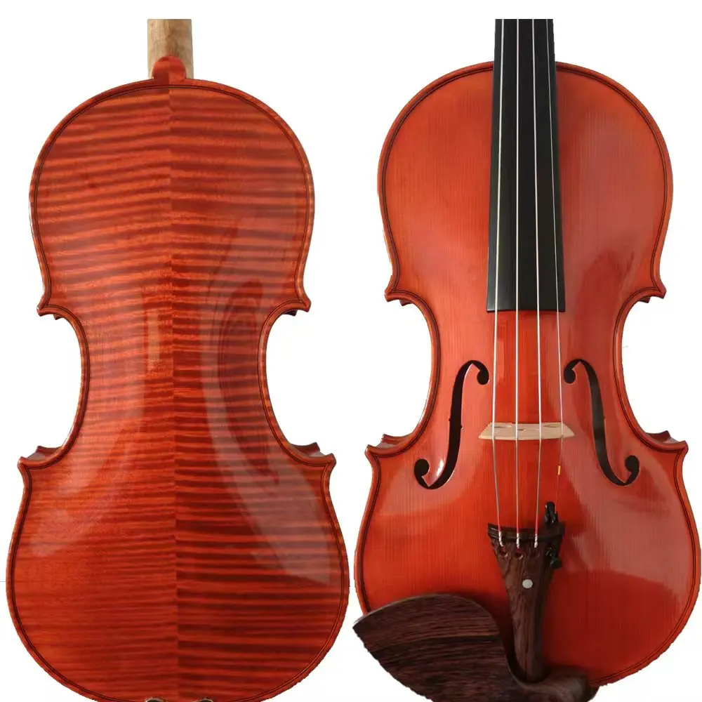 High‑Grade Handmade Italian Style Solid Wood Violin 4/4 Full Size for Adult Players