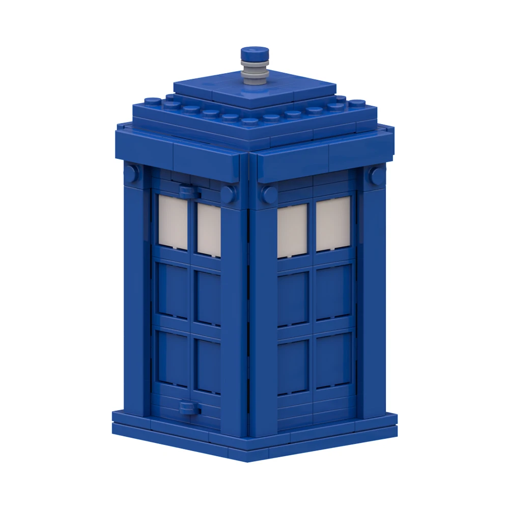 

Научно-фантастический доктор TARDIS телефонная коробка MOC строительные блоки, настольная модель машины DIY, коллекционный подарок для любителей сериала
