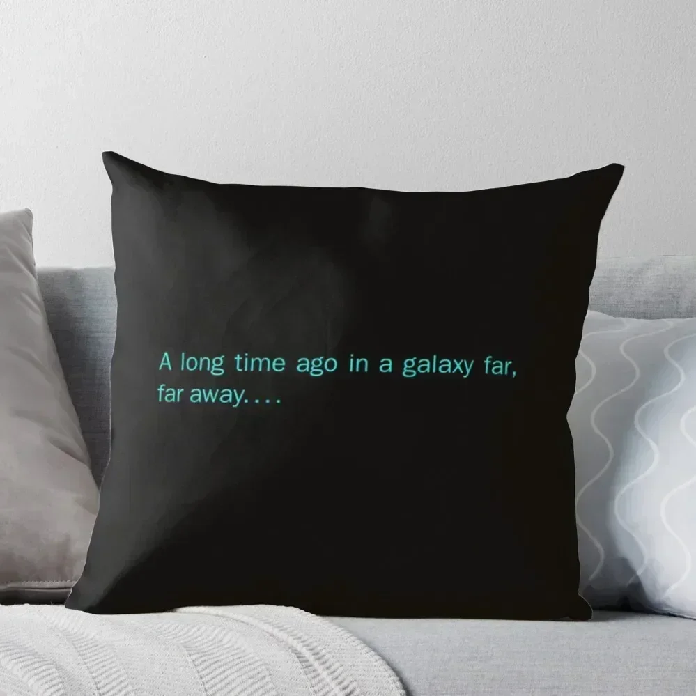 

In a galaxy far far away Throw Pillow Pillow Cover Sofa Pillow Cover Sofa Decorative Covers