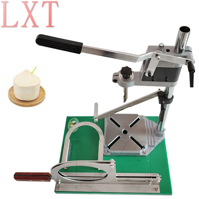 Coconut Cutter Manual Opening Coconuts Machine Save Effort Stainless Steel Capping Cover Drilling Machine