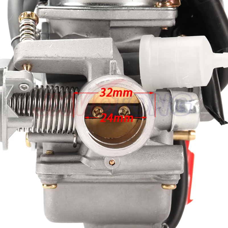 Motorcycle Carburador 24mm 4T For Yamaha GY6 110cc 125cc 150cc Scooter Moped PD24J CVK CARBURETOR CARB ATV QUADS GO-KART BUGGY