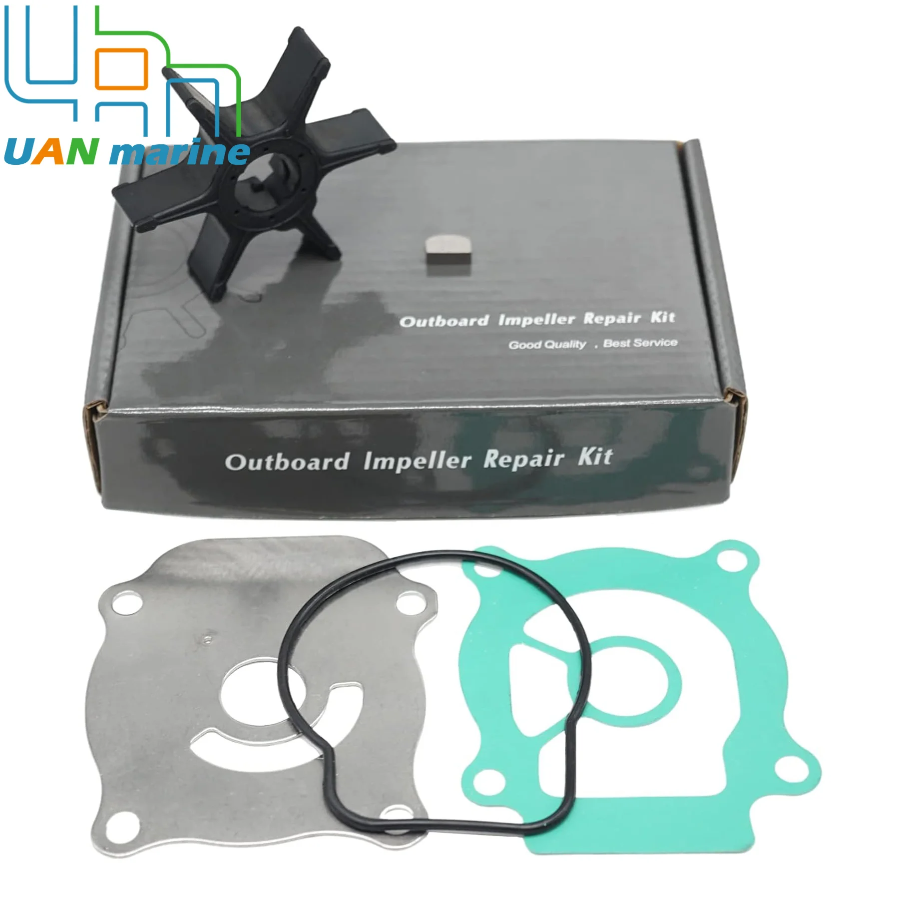 Outboard Water Pump Impeller Rebuild Kit Fits Suzuki 4-Stroke 25HP Marine Engine 17400-95J00 17400-95J01 17400-95J02 17400-95J03