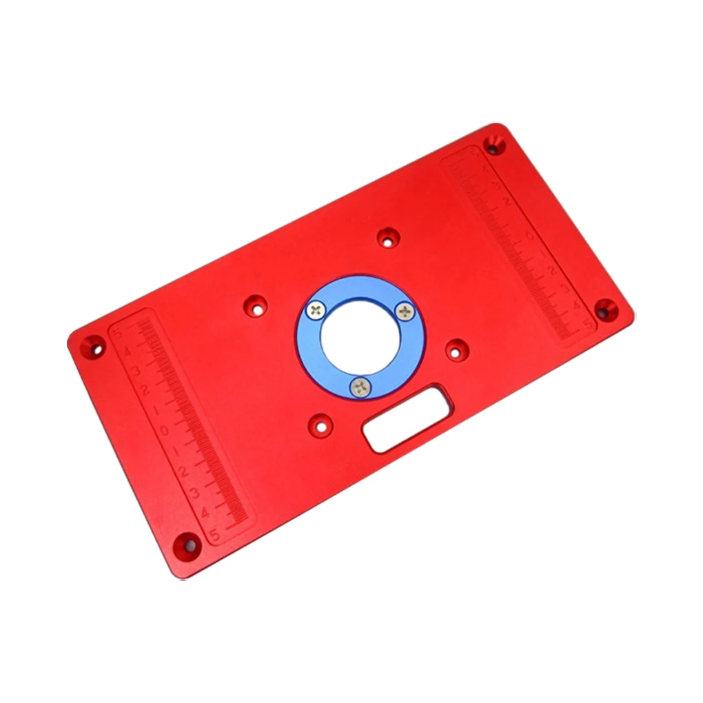 Aluminum Router Table Insert Plate Woodworking Experience Easy To Saves Effort Corrosion Resistant