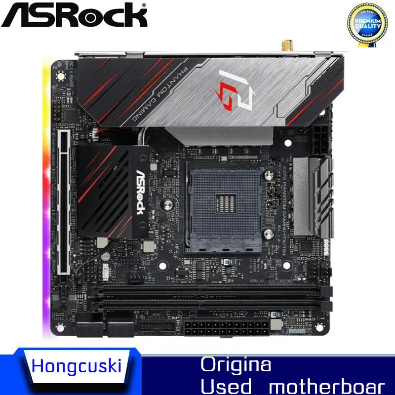

ASROCK X570 Phantom Gaming-ITX/TB3 X570i MINI ITX X570 Разъем материнской платы AM4 DDR4 Материнская плата