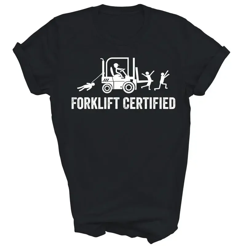 Funny Forklift Operator Certified T Shirt