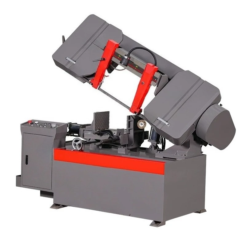 Band sawing machine Hydraulic semi-automatic sawing machine, gantry metal cutting sawing machine Small horizontal aluminum