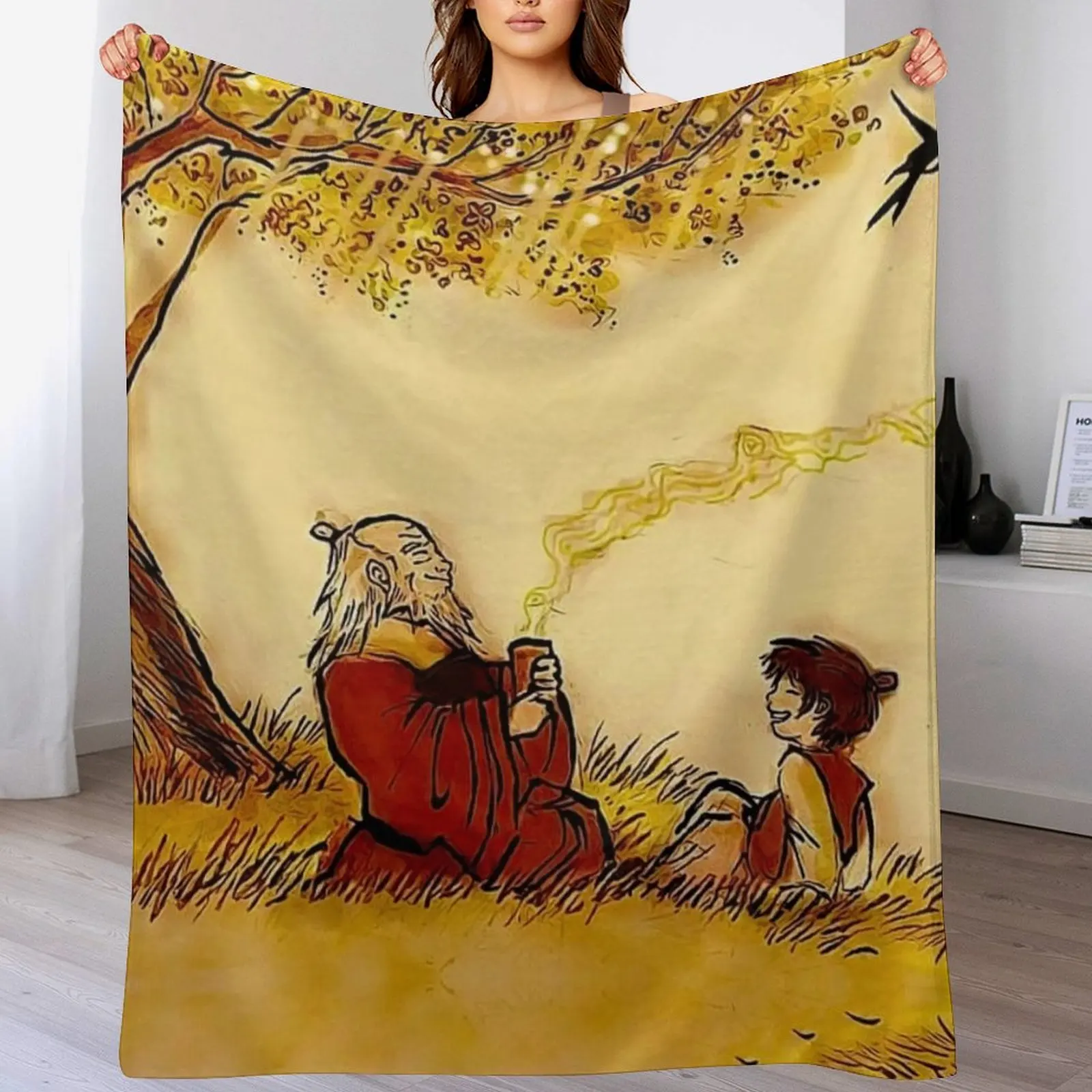 

iroh's tea Throw Blanket