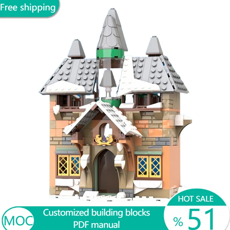 366 PCS Game Village Expansion MOC Customize Modular Building Block Creative Design Educational Learning DIY Assembly Toy Gift