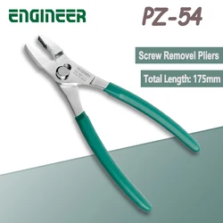 Engineer PZ-54 Slip Joint Screw Removal Pliers for Diameter 0.1-0.4 inches Screw Removal Pliers/Stripped Screw/Broken Screw