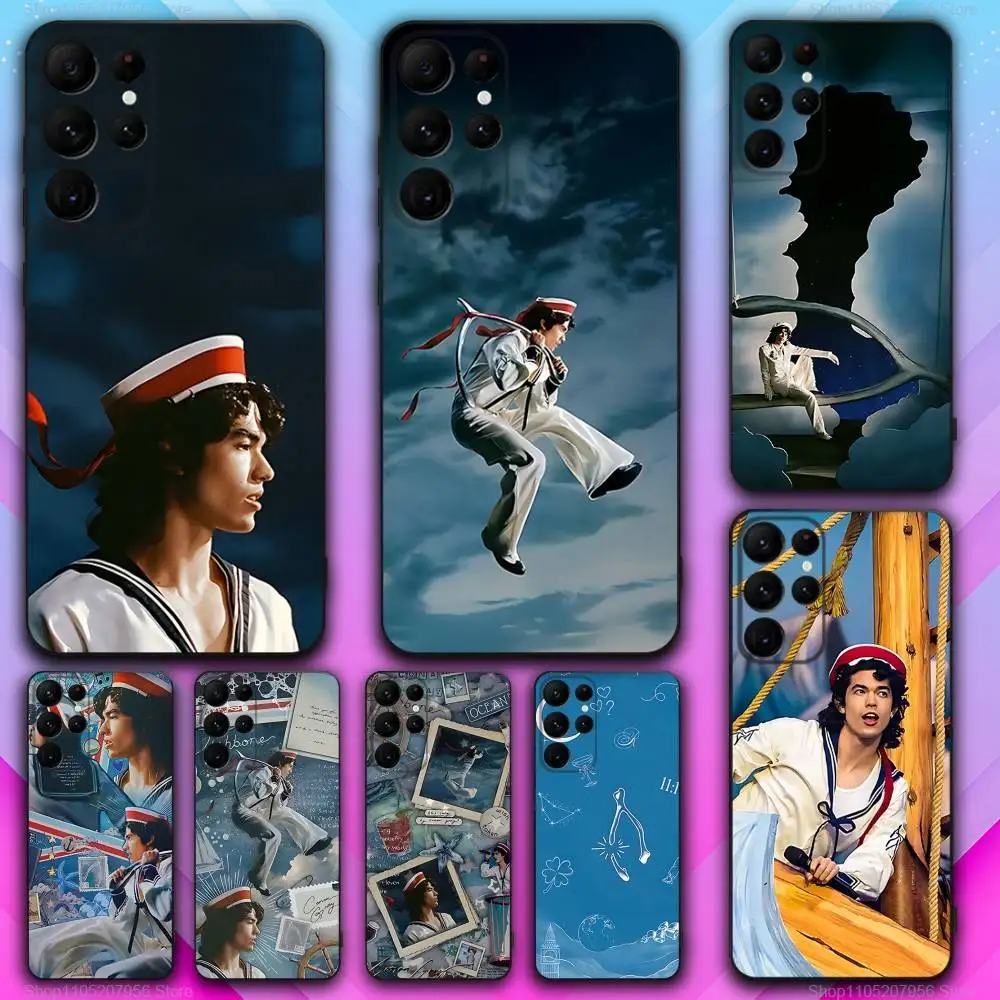 

C-Conan Gray Wishbone For Samsung S30,S25,S24,S23,S22,S21,S20,Fe,Lite,5G,Ultra,Plus Black Soft Phone Case