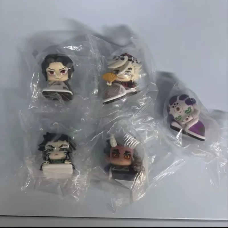 In Stock Kaigaku, Douma, Muzan Kibutsuji Sleep On One'S Stool Pose Figure Gashapon Collectible Desktop Ornament For Collectors - view 4