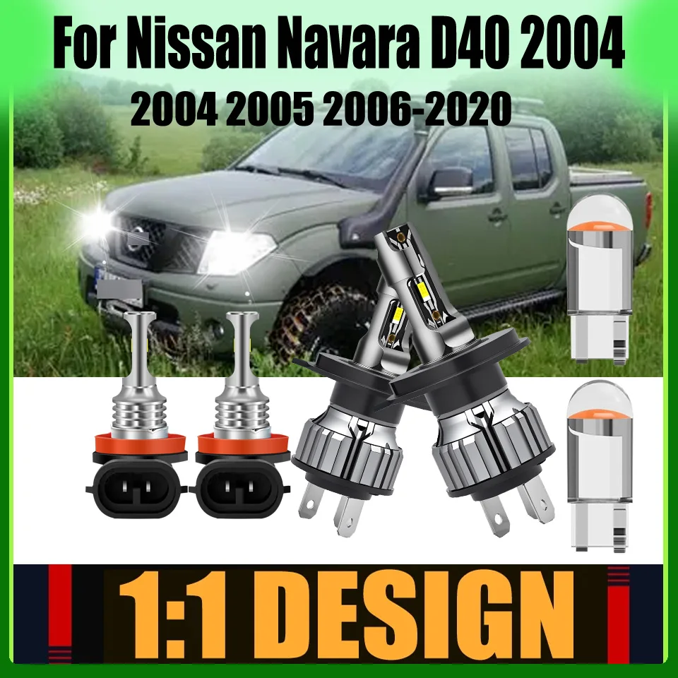 

H4 H11 LED Headlight Fog Light Spec Extreme Durability & IP67 For Nissan Navara D40 2004 2005 2006 2007 2008 2009 2010 2011-2020