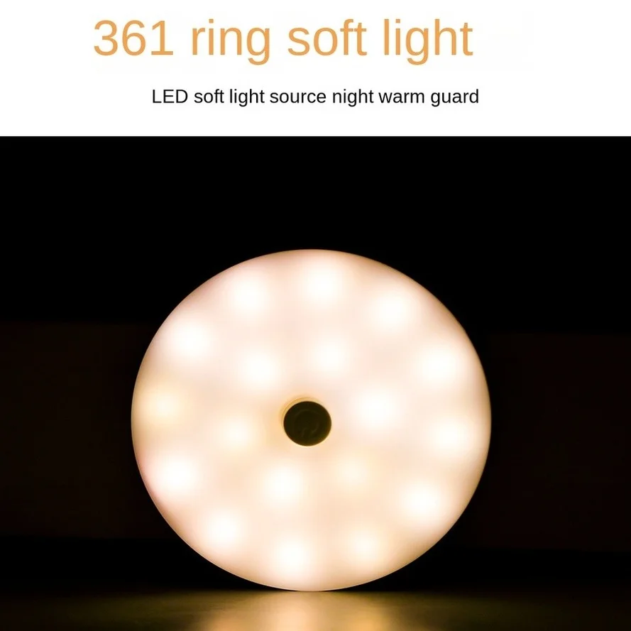 Lampada da camera da letto con luce notturna Wireless a LED rntuu con telecomando lampada da notte automatica ad alta luminosità a risparmio energetico