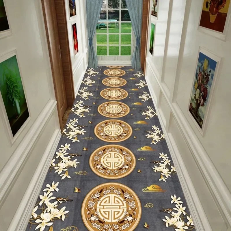 

Nordic Geometric Home Long Corridor Rug Butterfly Aisle Runner Decor Floor Mat Entrance Staircase Anti-slip Carpet Customizable