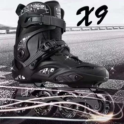 Patines en línea profesionales, patines de ruedas de 4 ruedas, zapatos para hombres, patines de velocidad, patinaje de velocidad para adultos, zapatos de patinaje sobre ruedas en línea