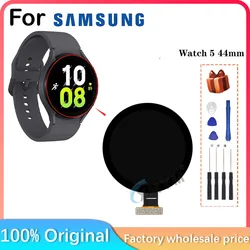 For 1.4 inch AMOLED SAMSUNG Galaxy Watch5 SM-R910 SM-R915 44mm Bluetooth version smartwatch LCD display screen replace repair