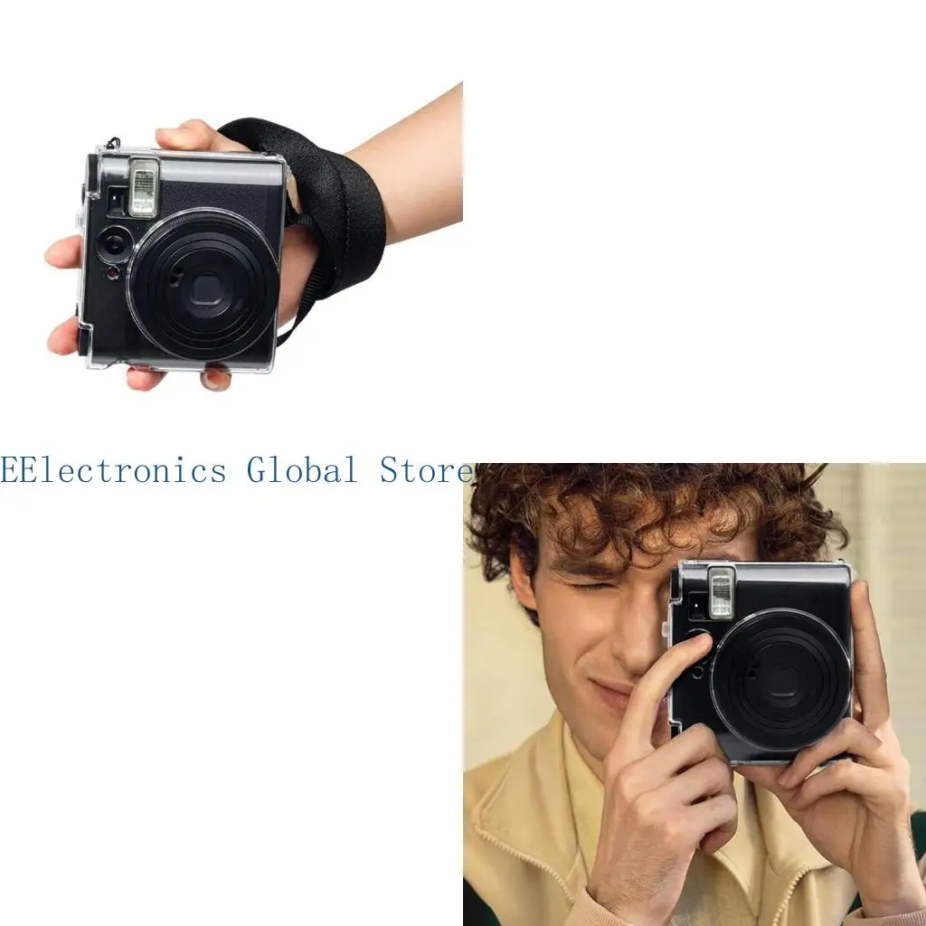 غطاء حماية للكاميرا 462B شفاف مع مساحة تخزين للصور وأشرطة شفافة #1