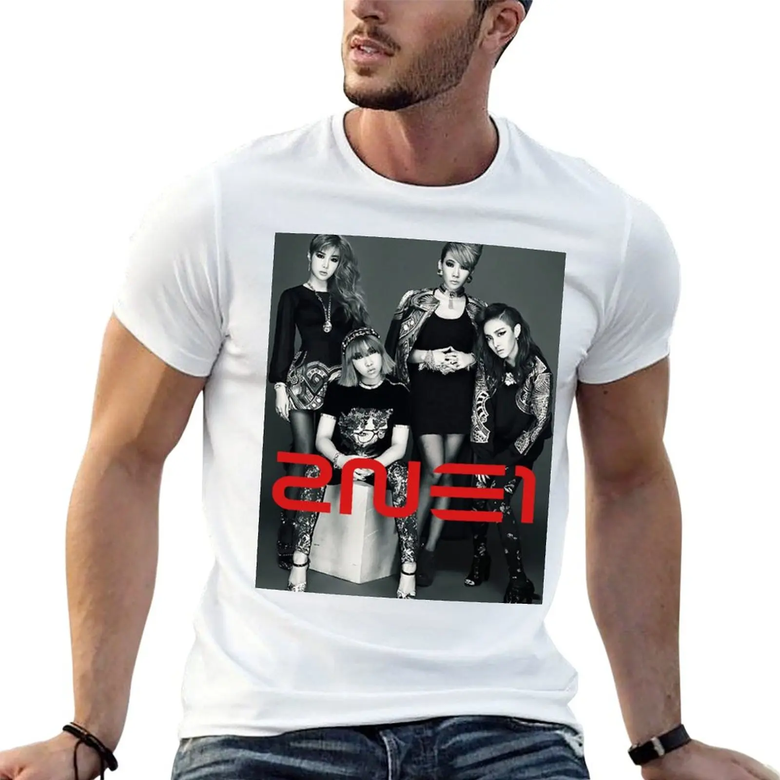 

2NE1 T-Shirt cotton t shirts man 100% mens graphic t shirts T-Shirt