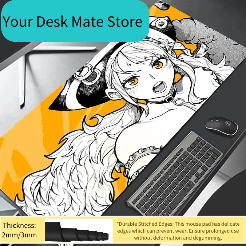 

Черно-белый коврик для мыши с японским аниме-дизайном, коврик для клавиатуры с изображением сексуальной девушки Нами из One Piece, коврик для мыши для ПК, геймеров, для стола