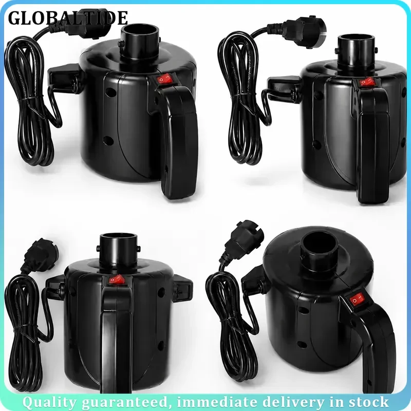 1200W 220V High Pressure Electric Air Pump AC Inflatable Boat Marine Inflator Fast Inflation Portable Blower for Raft Dinghy