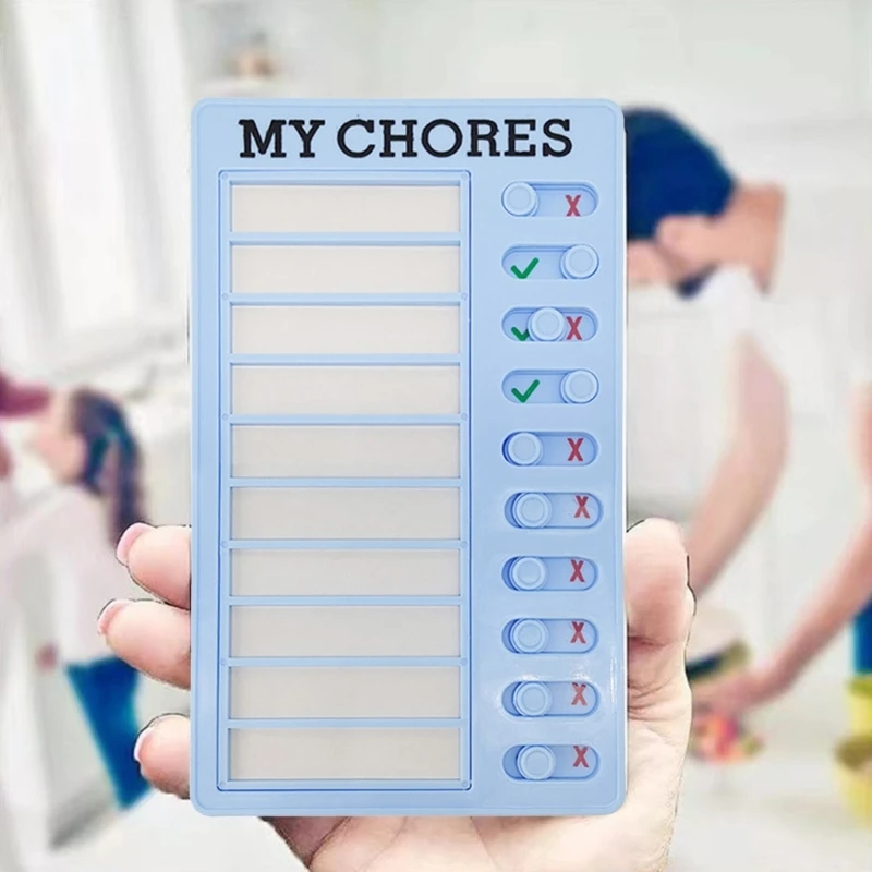 Multi-purpose Memo Checklist To-do-list Pad 5 Adjustable Chores Checklist Board for Car RV Home Classroom Wall