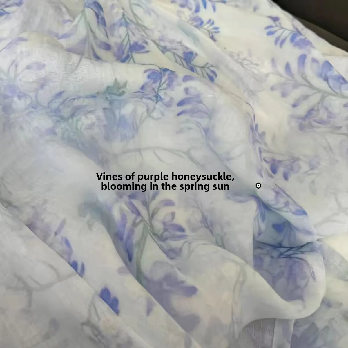 Slimming A-Line Midi Skirt Thin Material No   Silk f-length Fairy Skirt Watercolor Painting Skirt Draped Thin