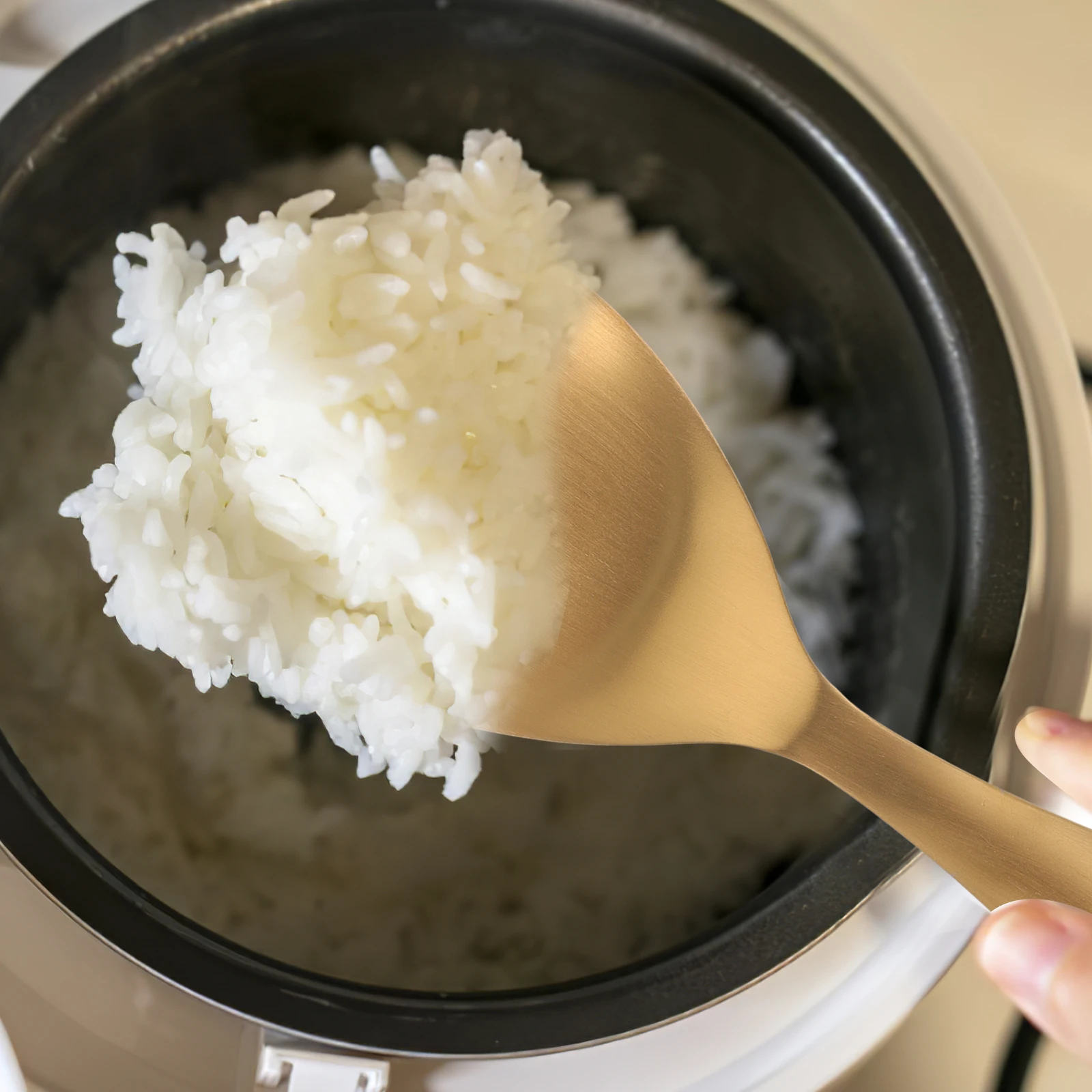 

Stainless Steel Rice Spoon Large Scoop Non Stick Serving Reusable Kitchen Tool Compact Easy Clean Home Hotel Restaurant